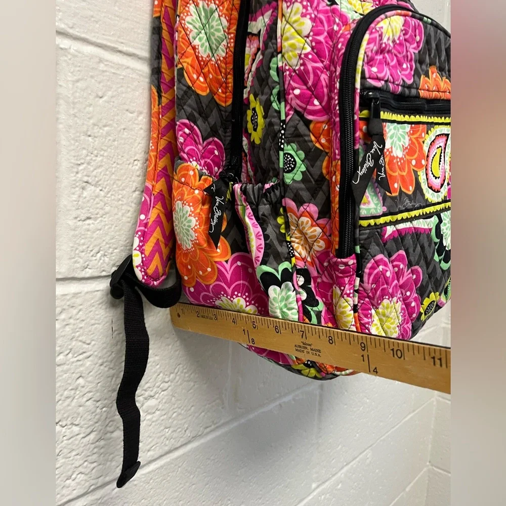 VERA BRADLEY Pink Ziggy‎ Zinnia Campus Backpack